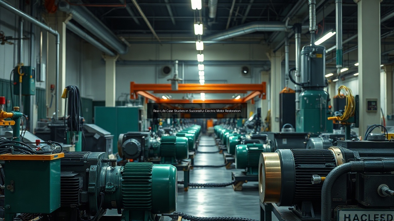 manufacturing motor repair services vibration analysis repair electric motor reliability
